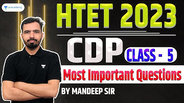 HTET 2023 CDP | Class 5 | Most Important Questions By Mandeep Godara Sir #htet