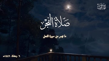 صلاة الفجر يوم 6 رمضان 1446 هـ | ما تيسر من سورة النحل | يوسف محمد أيوب