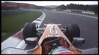 F1 2007 - Belgium Fp2 - Adrian Sutil Onboard Lap