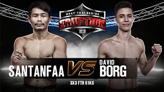 Santanfaa Vs David Borg - Eruption Muay Thai 23