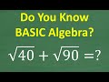 Understanding Square Roots and Algebra