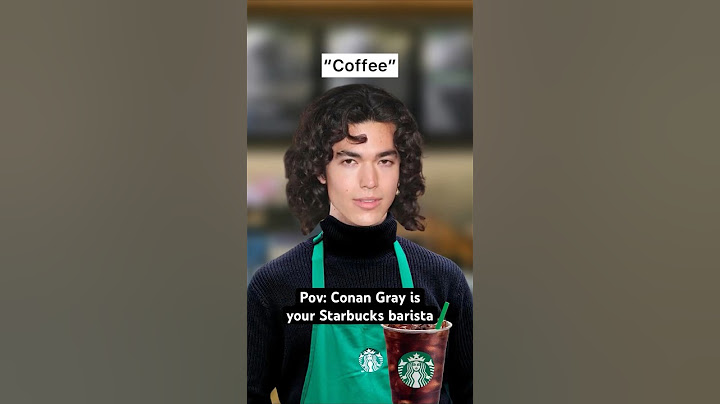 If Conan Gray worked at Starbucks ☕️ #conangray