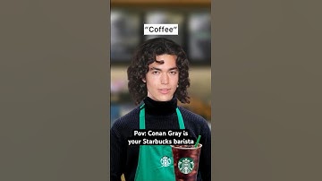 If Conan Gray worked at Starbucks ☕️ #conangray