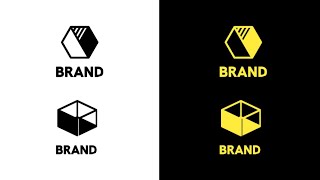 How to make a Flat Corporate Logo Design using mobile app