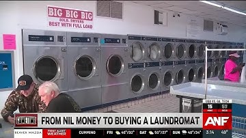 Georgia Tech defensive lineman Jordan van den Berg bought a laundromat with his NIL money