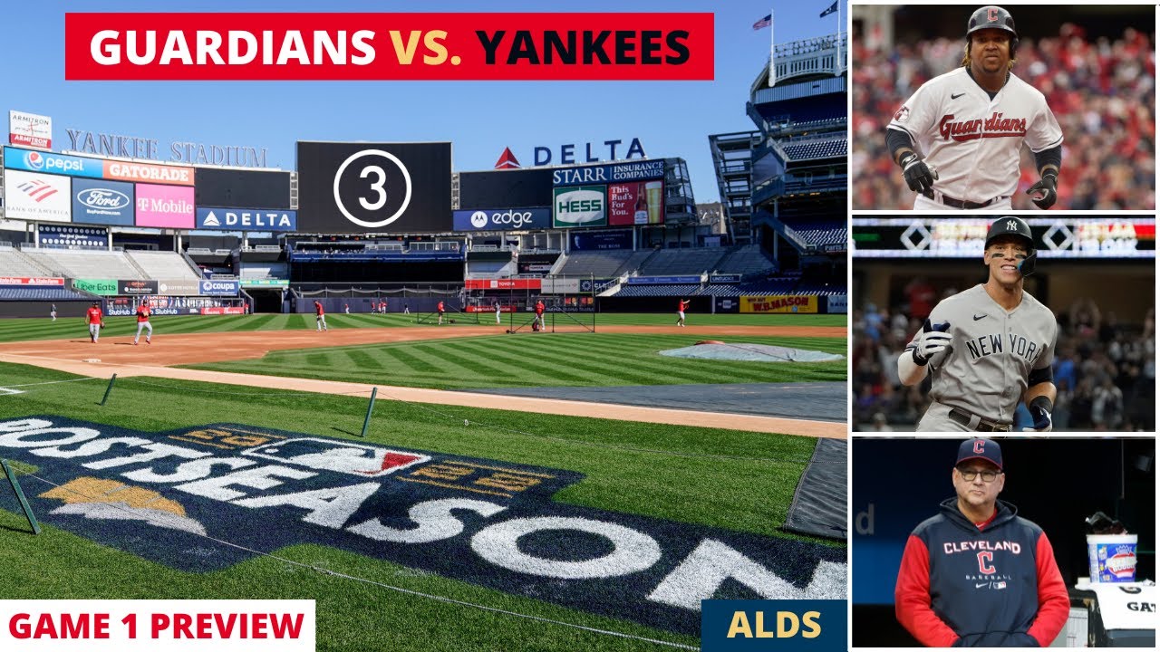 New York Yankees, Cleveland Guardians Announce ALDS Game 1 ...