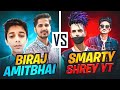 Amitbhai and biraj vs smarty and shrey yt  best custom ever