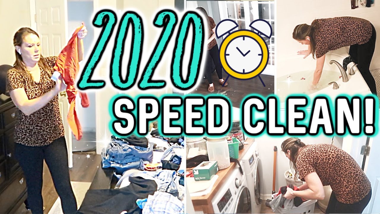 TIMED! SPEED CLEAN WITH ME 2020 ⏰ | SPEED CLEANING MOTIVATION | TIMED CLEANING ROUTINE