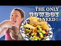 Making the Viral COWBOY CAVIAR in a Van (Healthy WFPB Meal) // Van Life Cooking