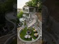 Perfect Evening Vibes Home 🌅🔥 | Luxury Outdoor Design #hillside #architecture #beautiful