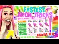 THE FASTEST WAY TO GET NEON PETS IN ADOPT ME.. Adopt Me Life Hacks (Roblox)