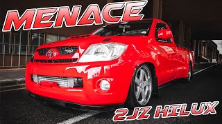 2JZ TOYOTA HILUX | THE MENACE | MEANEST STREET LEGAL DRAG CAR IN SA