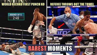 Boxing&#39;s Rarest Moments