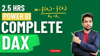 Complete Power BI DAX Training | All Important Dax One Must Know