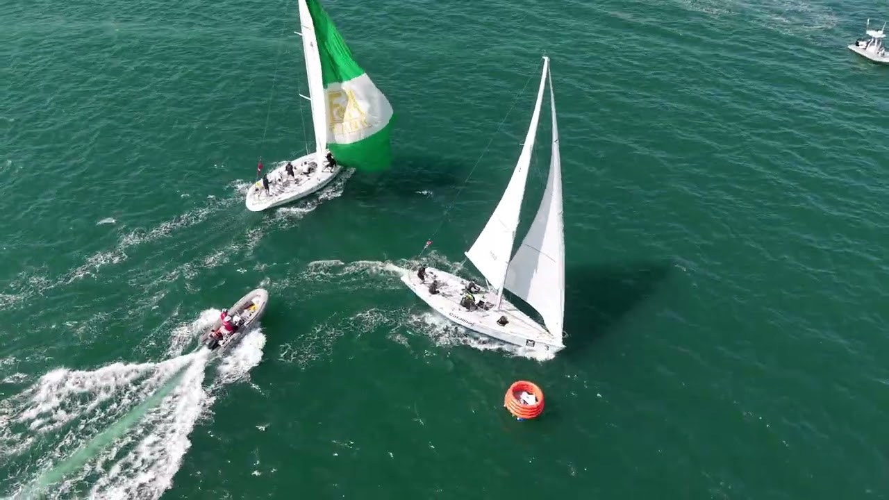 ⁣2026 Congressional Cup   F5M5   Poole v Borch leeward gate