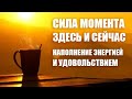 КАК НАСЛАЖДАТЬСЯ ЖИЗНЬЮ КАЖДЫЙ ДЕНЬ. МОМЕНТ ЗДЕСЬ И СЕЙЧАС. ПРОСТОЙ СПОСОБ БЫТЬ СЧАСТЛИВЫМ.