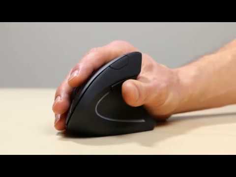 2.4G Wireless Vertical Ergonomic Optical Mouse Review - YouTube