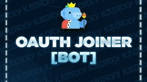 Discord OAuth Bot (Authorize Joiner)