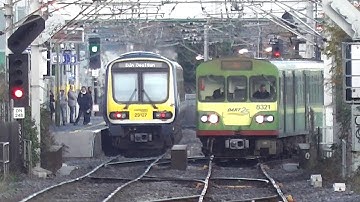 IE 8100 + 29000 Class Trains - Kilbarrack Station, Dublin