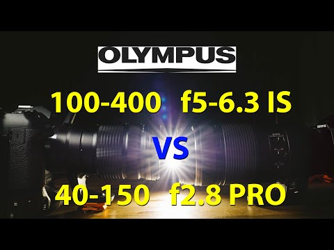 Olympus 100-400mm IS VS 40-150mm Pro, which one?? - RED35 Review