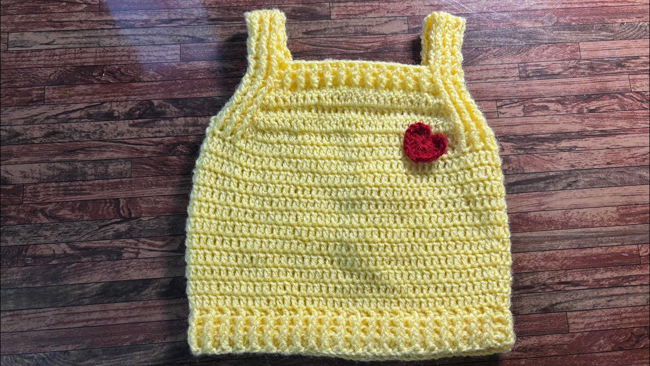 Crochet inner for 0 to 3 months old (subtitles available) - YouTube