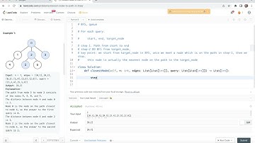 leetcode 2277 Closest Node To Path In Tree: BFS or DFS with early break