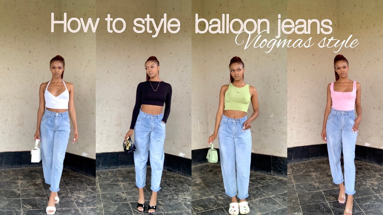 VLOGMAS EP 2| HOW TO STYLE BALLOON JEANS FROM MR PRICE | SOUTH AFRICAN ...