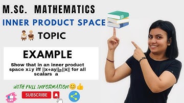 L-82||Example in inner product space|| Hilbert space|| Nivaanmath academy|| M.Sc. mathematics||