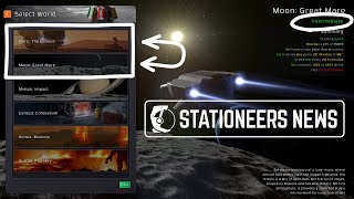 Stationeers News - Mars is first world. Moon counts as intermediate. (No idea why.)