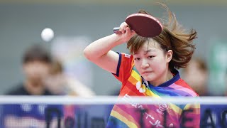 横井咲桜 vs 成本綾海 TFINALGAME 日本ペイントマレッツ vs 京都カグヤライズ ノジマTリーグ2023-2024 11/3 池田市五月山体育館 第1G【卓球Tリーグ公式】