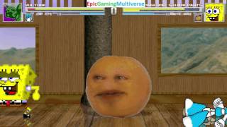 Annoying Orange And SpongeBob SquarePants VS The Vulture & Jenny The Robot In A MUGEN Match / Battle screenshot 5