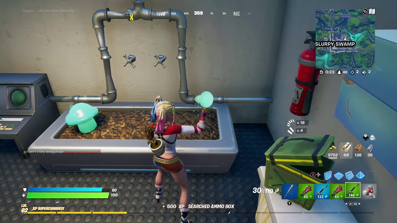 Fortnite Season 5 / Chapter 2 Find (7) Chests at Slurpy Swamp