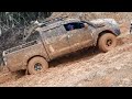 THE MOST EXTREME OFF-ROAD ROUTE | Toyota Hilux and Mitsubishi Triton Slippery Mud Hill Climb