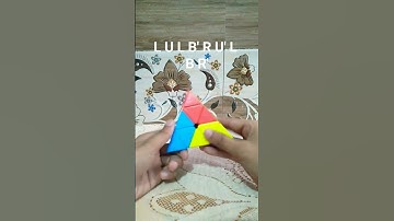 How to make checker board pattern on pyraminx cube / Cuber Aashish #shorts