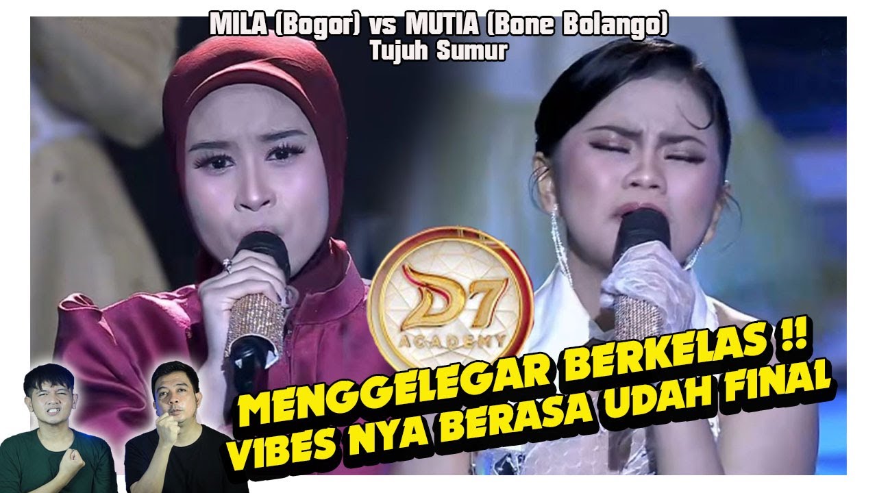 Dua karakter beda Mila (Bogor) vs Mutia (Bone Bolango) Tujuh Sumur. Kelas menggelegar !!
