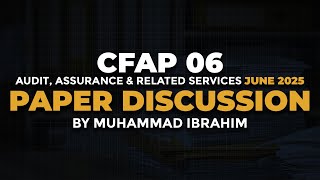 Information CFAP 06 Past Paper Discussion (June 25) Update