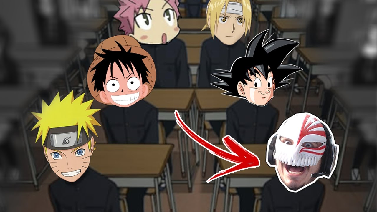O DIA QUE EU FUI PRA ESCOLA DOS ANIMES!