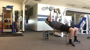 Eccentric DB Incline Bench Press
