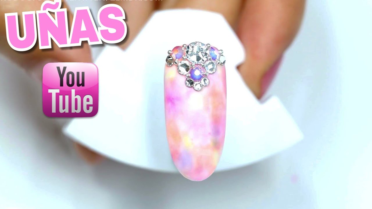 Clase #24 ESMALTE SEMIPERMANENTE 💖 Efecto ENBOSSMENT MATTE/ COTTON CANDY/ VELVET (uñas decoradas)