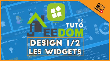 Jeedom TUTO #3 | Design 1/2 | Les widgets (widget lumière, widget alarme, widget température,...)