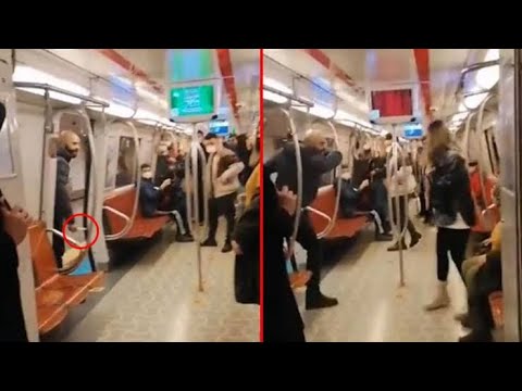Kadıköy-Tavşantepe metrosunda eli bıçaklı bir erkek, tehdit ve hakaretler ederek bir kadına saldırdı