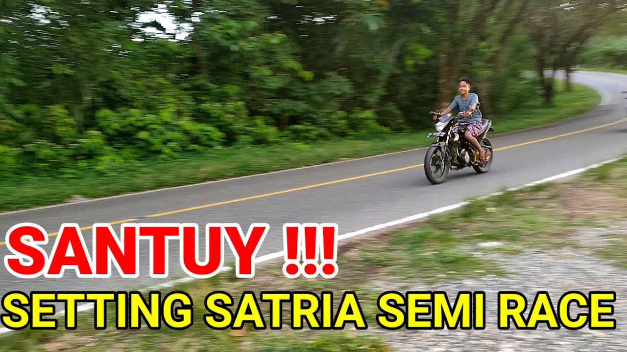 JOKI PEMULA!!!  BELAJAR SETTING SATRIA F SEMI ROAD RACE