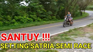 Joki Pemula Belajar Setting Satria F Semi Road Race