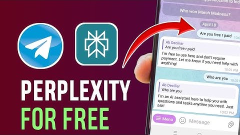 How to use Perplexity ai on Telegram for Free || Tech Insights