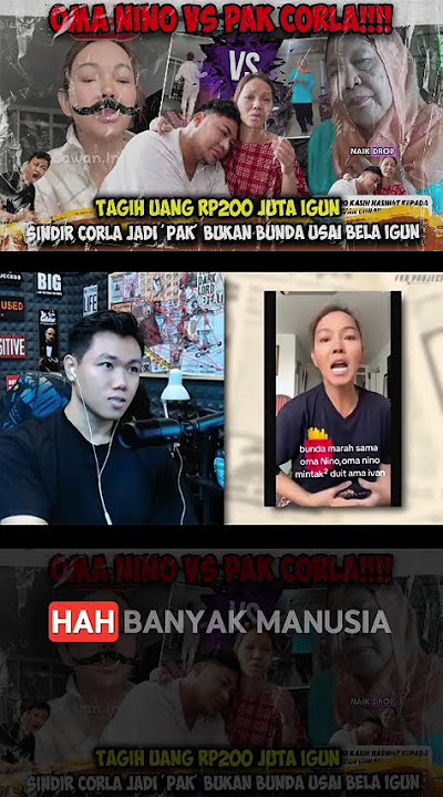 Sadar Diri Sudah Tua! Sindiran Pedas Bunda Corla ke Oma Nino❗ Tanah Kuburan Sudah Dekat❗#reaction
