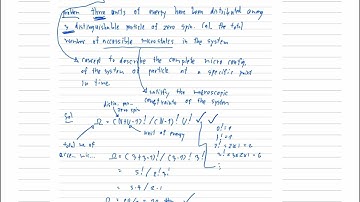 [eng] microstates example problem no.1 with solution (statistical mechanics)