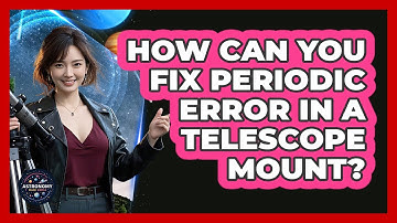 How Can You Fix Periodic Error In A Telescope Mount? - Astronomy Made Simple