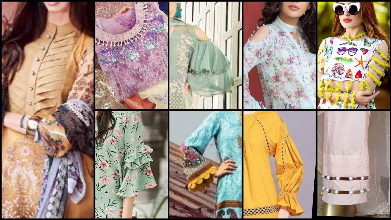 50+ Very Creative NEW Sleeves & Neck Designs Summer Dresses 2020/Kurti Sleeve Collection