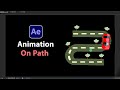 أسهل طريقة لتحريك أي عنصر على مسار في After Effects