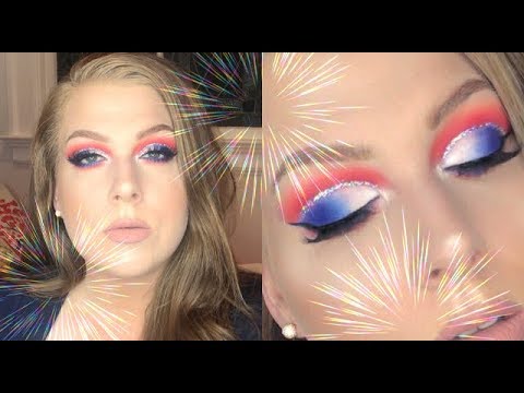 Red White And Blue Makeup Tutorial